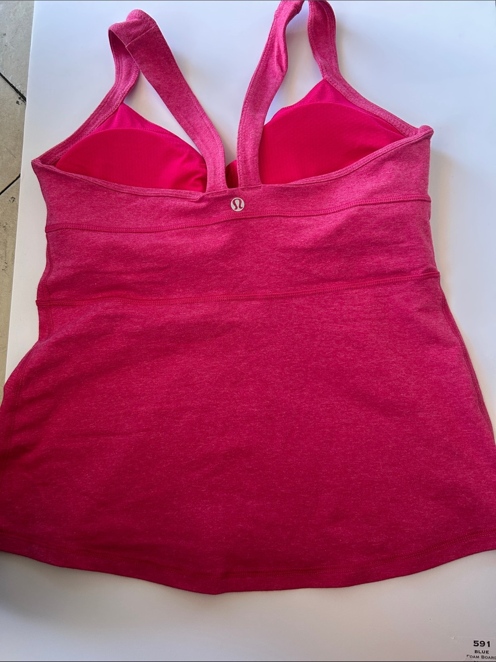 lululemon athletica Hot Pink Built-In Bra Tank